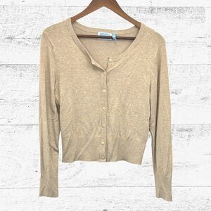 Survival Elegant Tan Button Down Cardigan
